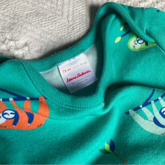 Bundle of 2 Hanna Andersson Matching Dress & Bloomer Toddler Outfits Size 18m - Picture 7 of 7